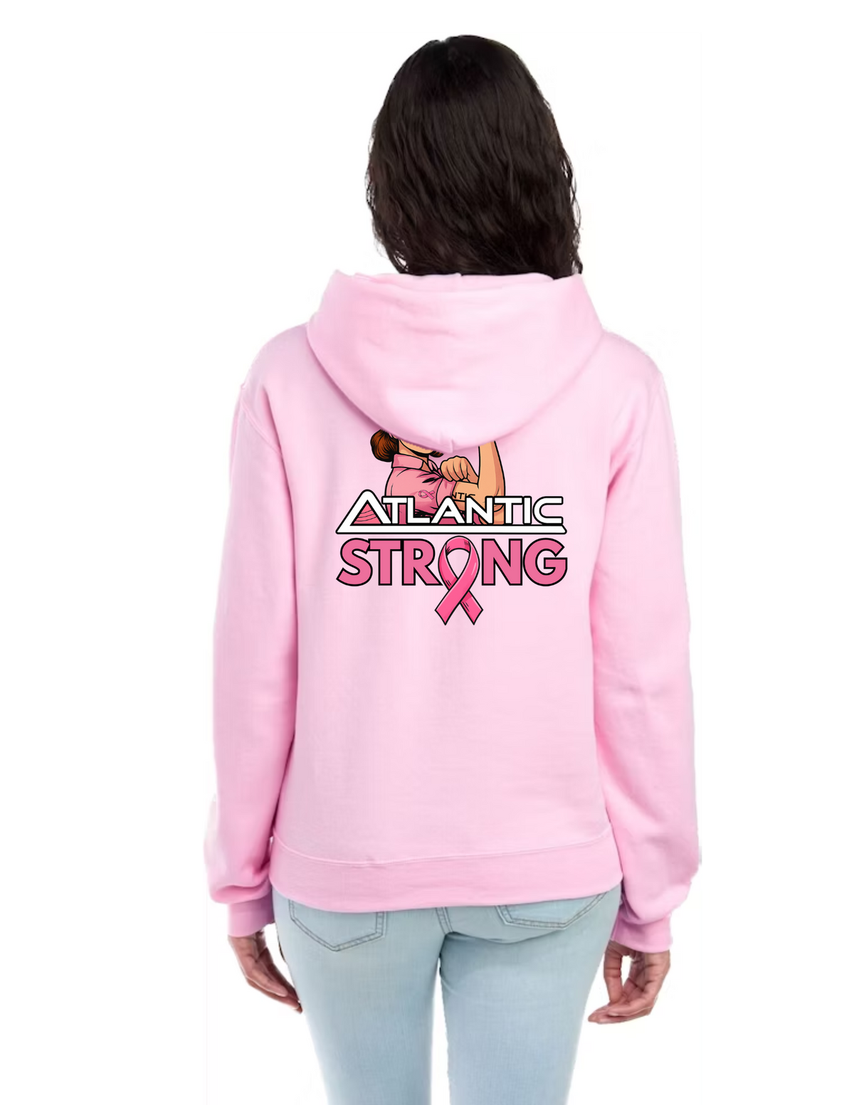 Atlantic Strong Pink Awareness Hoodie